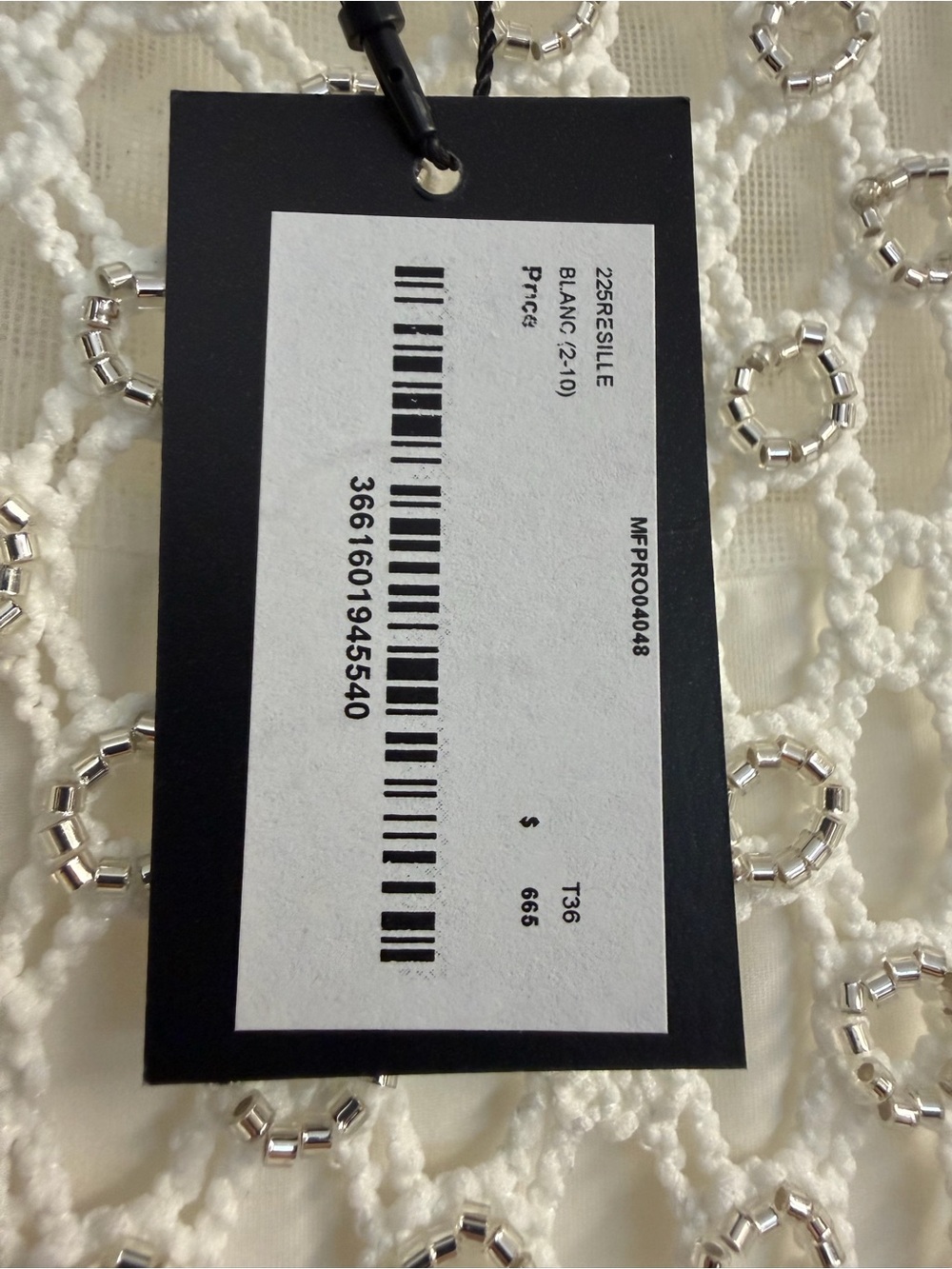 Resilla Rhinestone Crochet Maxi Dress - Picture 6 of 6